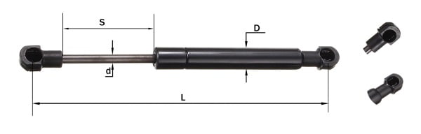 redline tuning hood struts jeep gladiator