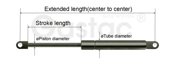 small gas springs