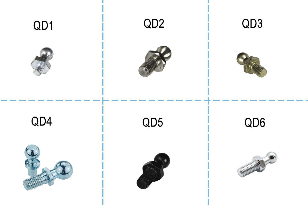 gas strut ball joint