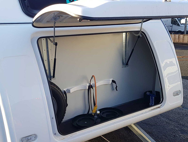 Gas Struts for Caravan Front Locker